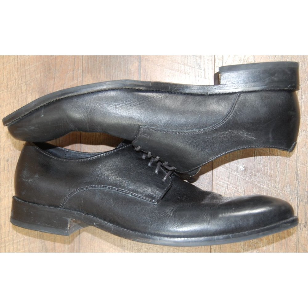 Cole Haan Williams Postman Plain Toe Derby Black Shoes Men's 10.5 C12203 - Picture 7 of 9